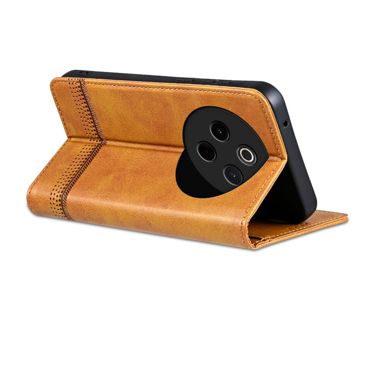 For vivo Y300 Pro AZNS Magnetic Calf Texture Leather Phone Case
