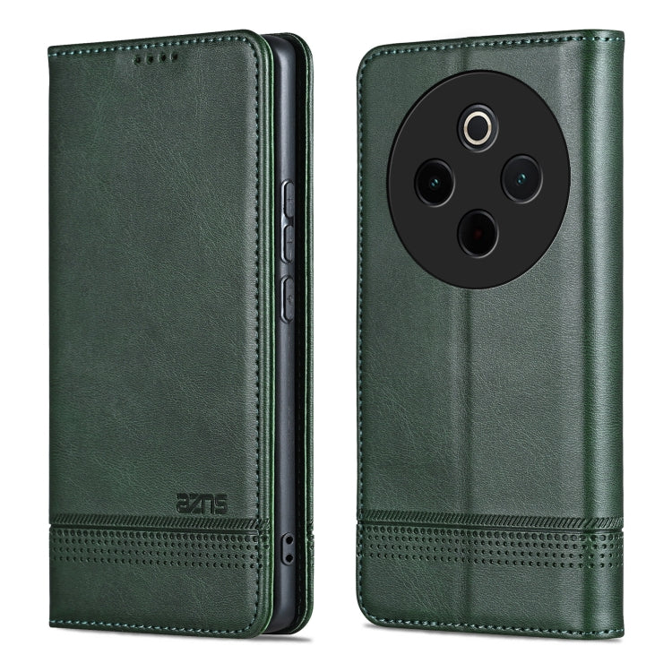 For vivo Y300 Pro AZNS Magnetic Calf Texture Leather Phone Case