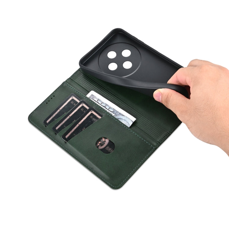 For vivo Y300 Pro AZNS Magnetic Calf Texture Leather Phone Case