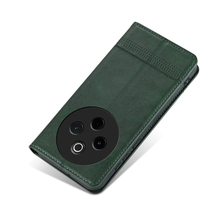 For vivo Y300 Pro AZNS Magnetic Calf Texture Leather Phone Case