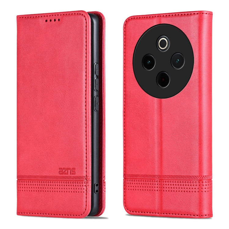 For vivo Y300 Pro AZNS Magnetic Calf Texture Leather Phone Case