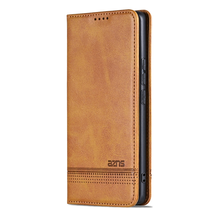 For vivo X200 AZNS Magnetic Calf Texture Leather Phone Case