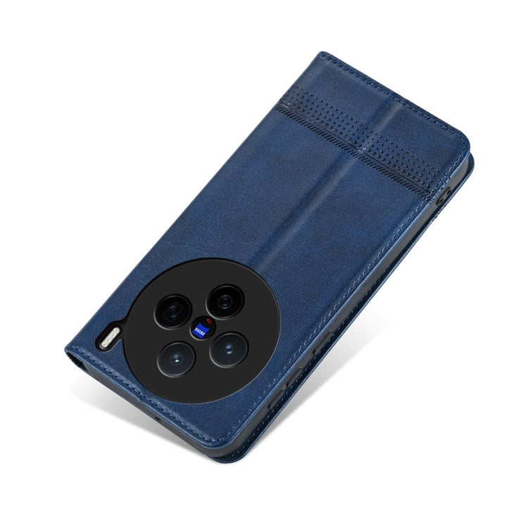For vivo X200 AZNS Magnetic Calf Texture Leather Phone Case