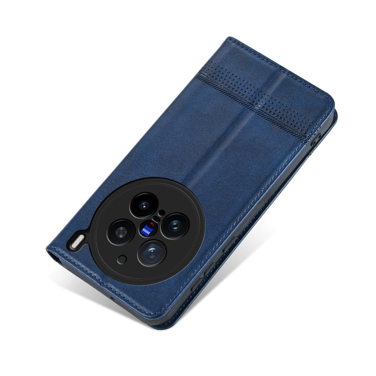 For vivo X200 Pro AZNS Magnetic Calf Texture Leather Phone Case