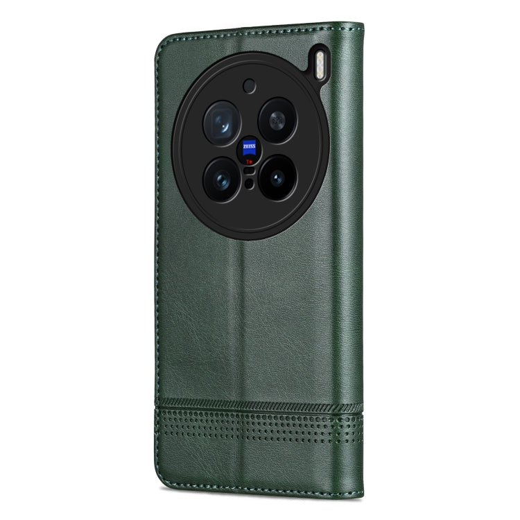 For vivo X200 Pro AZNS Magnetic Calf Texture Leather Phone Case