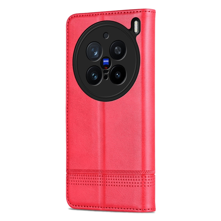 For vivo X200 Pro AZNS Magnetic Calf Texture Leather Phone Case