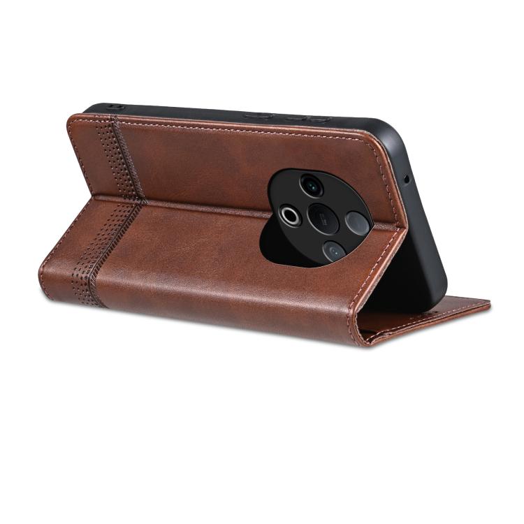 For vivo Y300 AZNS Magnetic Calf Texture Leather Phone Case