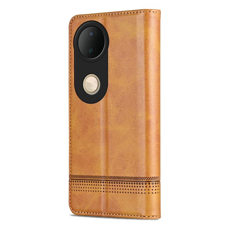 For vivo S20 AZNS Magnetic Calf Texture Leather Phone Case