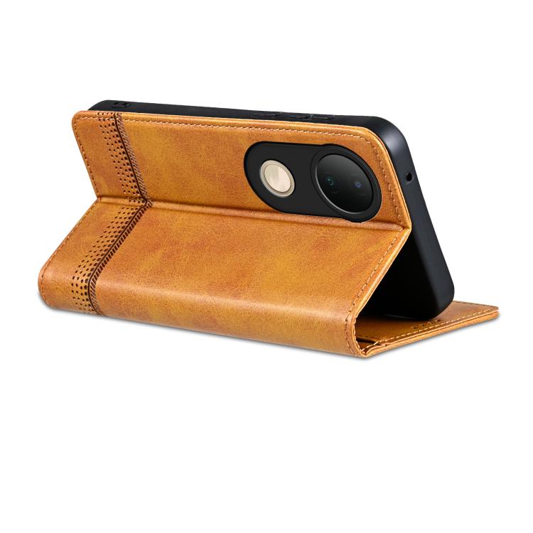 For vivo S20 AZNS Magnetic Calf Texture Leather Phone Case