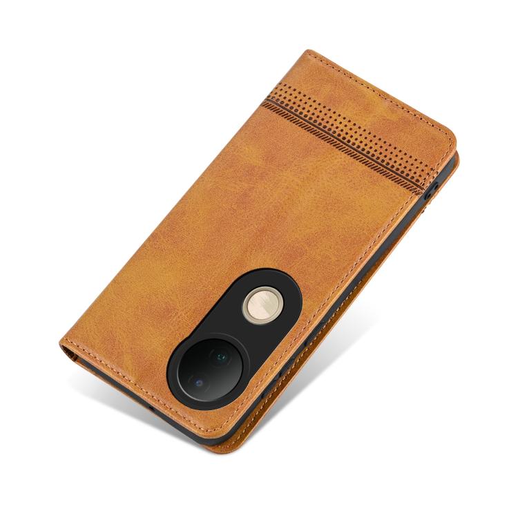 For vivo S20 AZNS Magnetic Calf Texture Leather Phone Case
