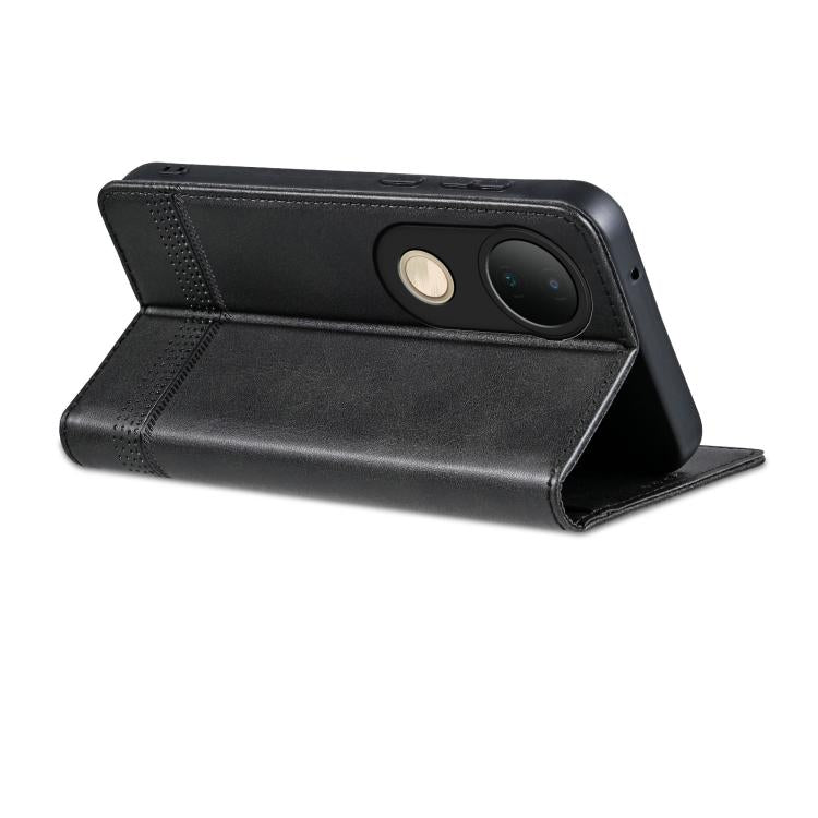 For vivo S20 AZNS Magnetic Calf Texture Leather Phone Case
