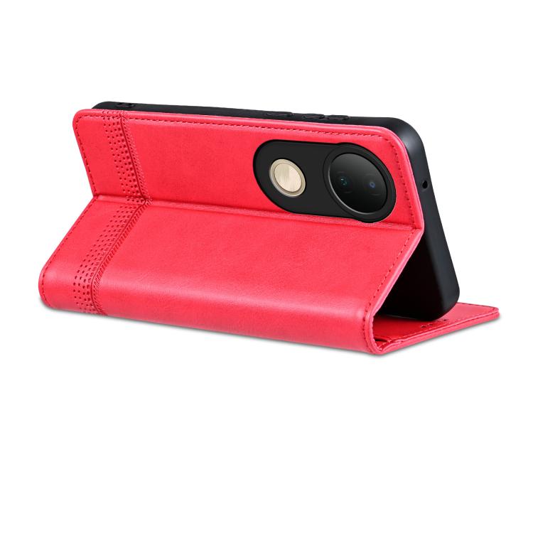 For vivo S20 AZNS Magnetic Calf Texture Leather Phone Case