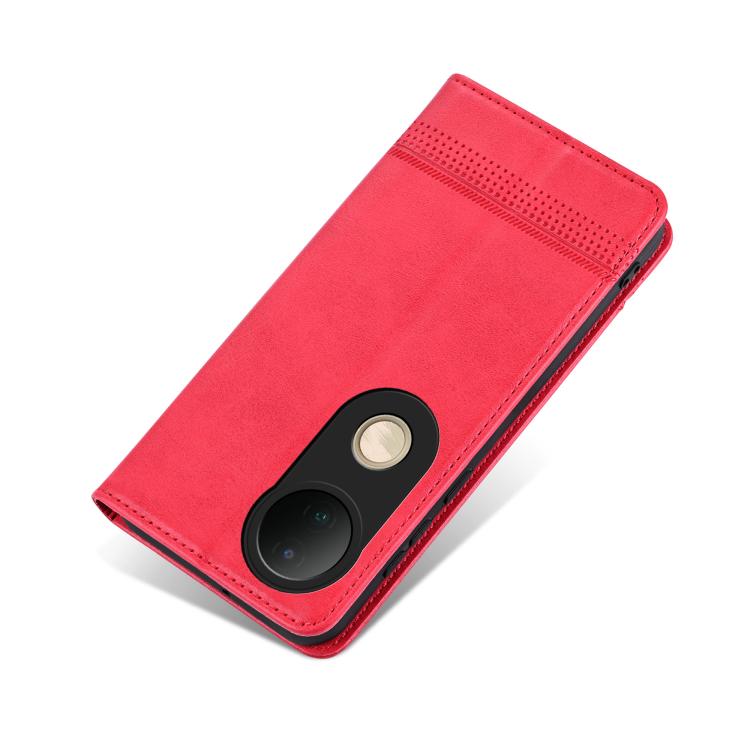 For vivo S20 AZNS Magnetic Calf Texture Leather Phone Case