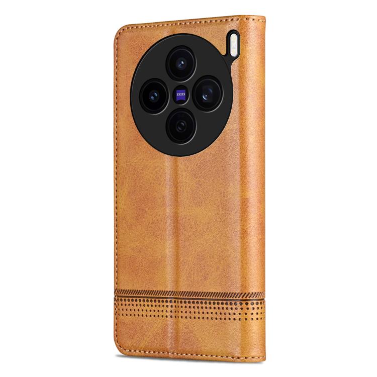 For vivo X200s AZNS Magnetic Calf Texture Leather Phone Case