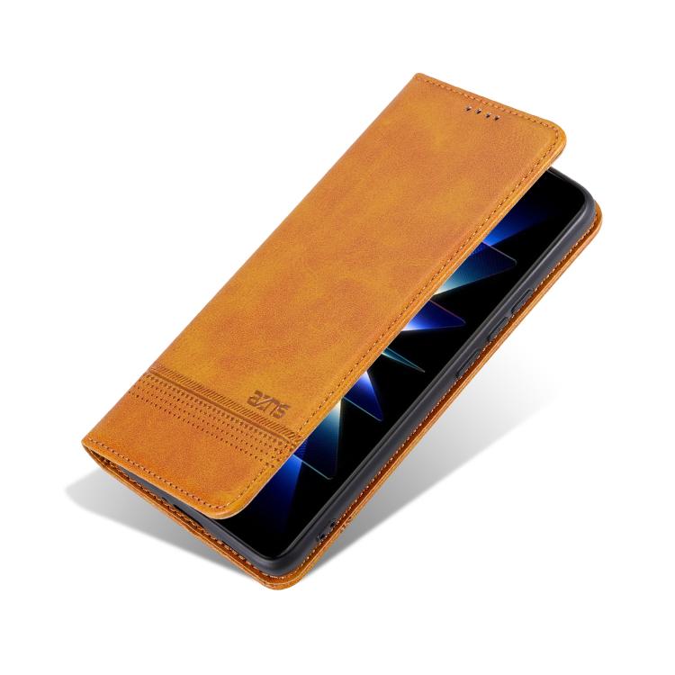 For vivo X200s AZNS Magnetic Calf Texture Leather Phone Case