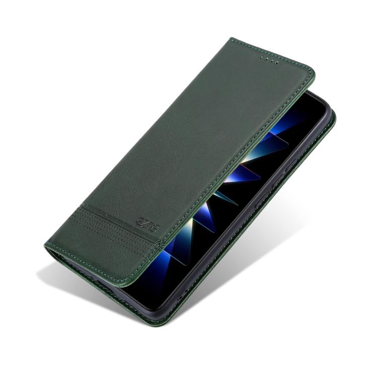 For vivo X200s AZNS Magnetic Calf Texture Leather Phone Case