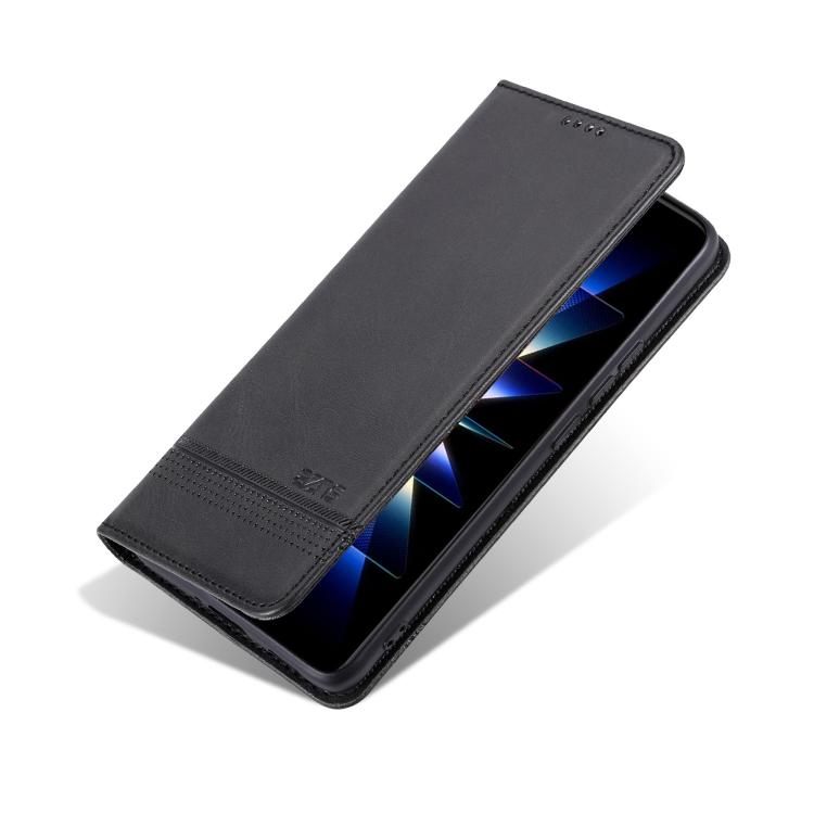 For vivo X200s AZNS Magnetic Calf Texture Leather Phone Case