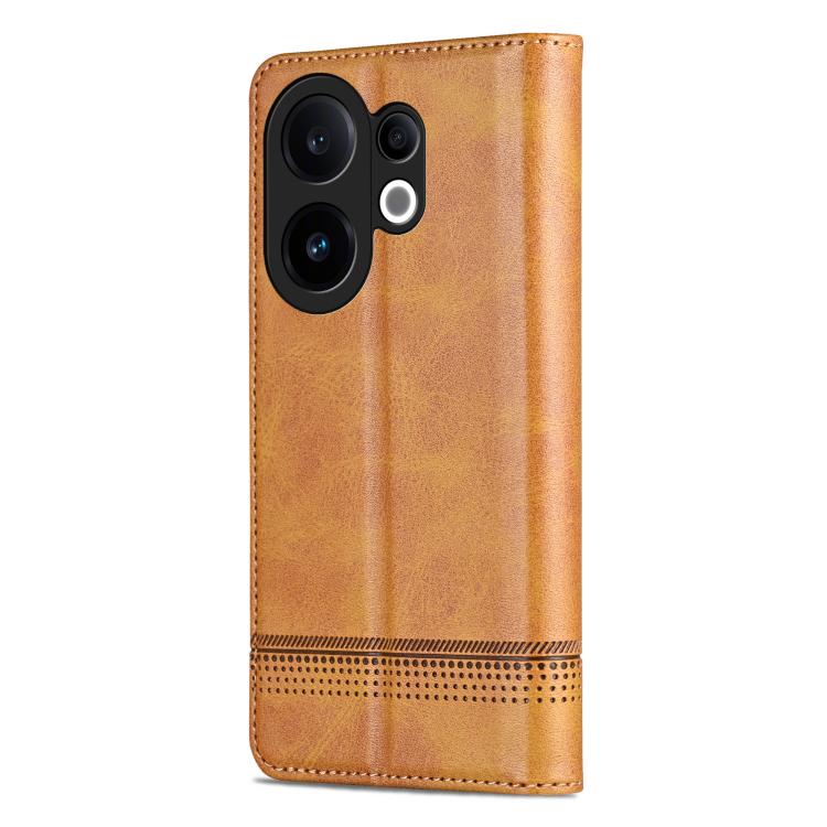 For vivo S30 AZNS Magnetic Calf Texture Leather Phone Case