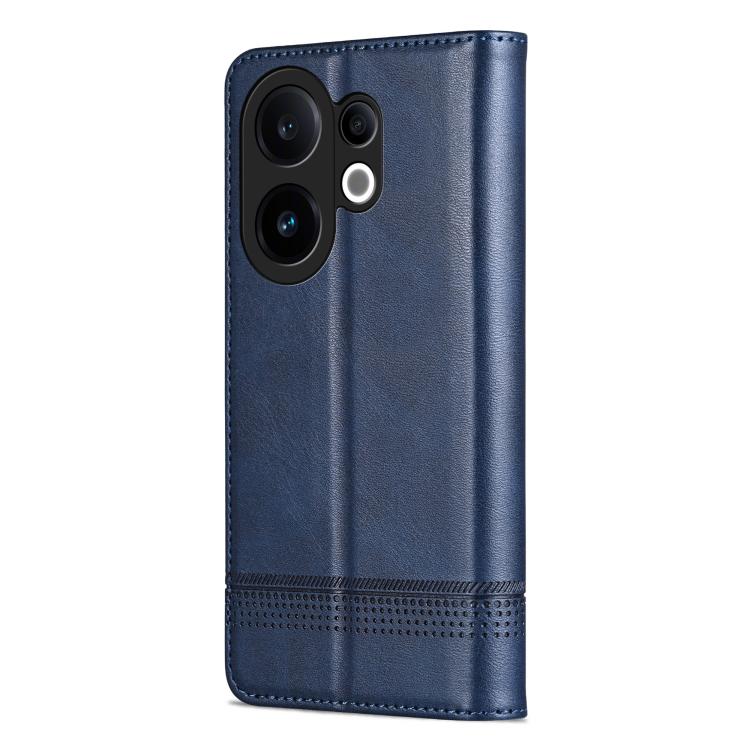 For vivo S30 AZNS Magnetic Calf Texture Leather Phone Case