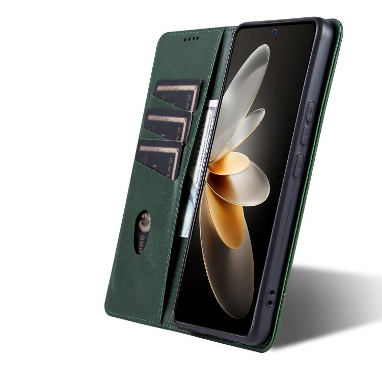 For vivo S30 AZNS Magnetic Calf Texture Leather Phone Case