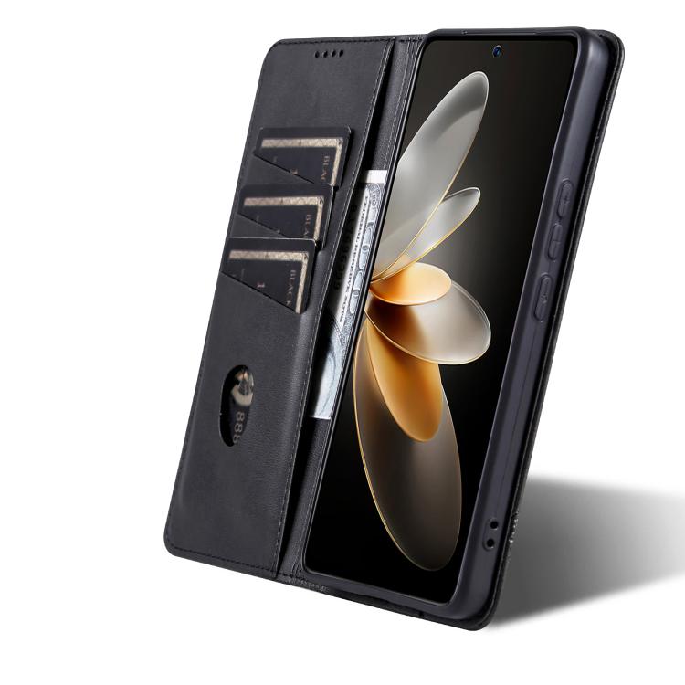 For vivo S30 AZNS Magnetic Calf Texture Leather Phone Case
