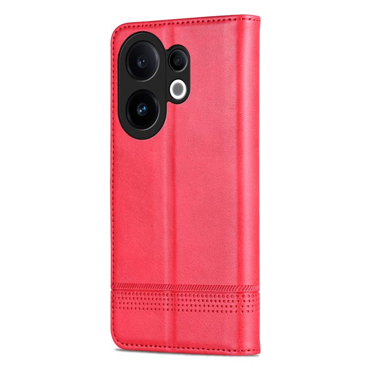 For vivo S30 AZNS Magnetic Calf Texture Leather Phone Case