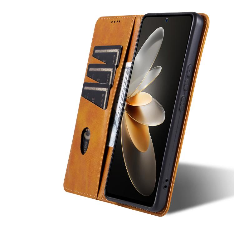 For vivo S30 Pro mini AZNS Magnetic Calf Texture Leather Phone Case