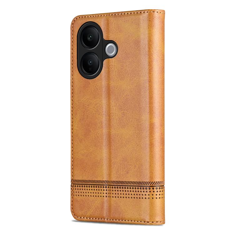 For vivo V60 Lite 5G AZNS Magnetic Calf Texture Leather Phone Case