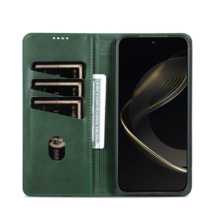 For vivo V60 Lite 5G AZNS Magnetic Calf Texture Leather Phone Case