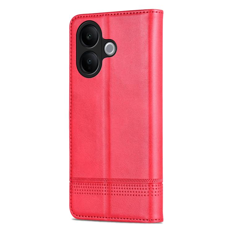 For vivo V60 Lite 5G AZNS Magnetic Calf Texture Leather Phone Case