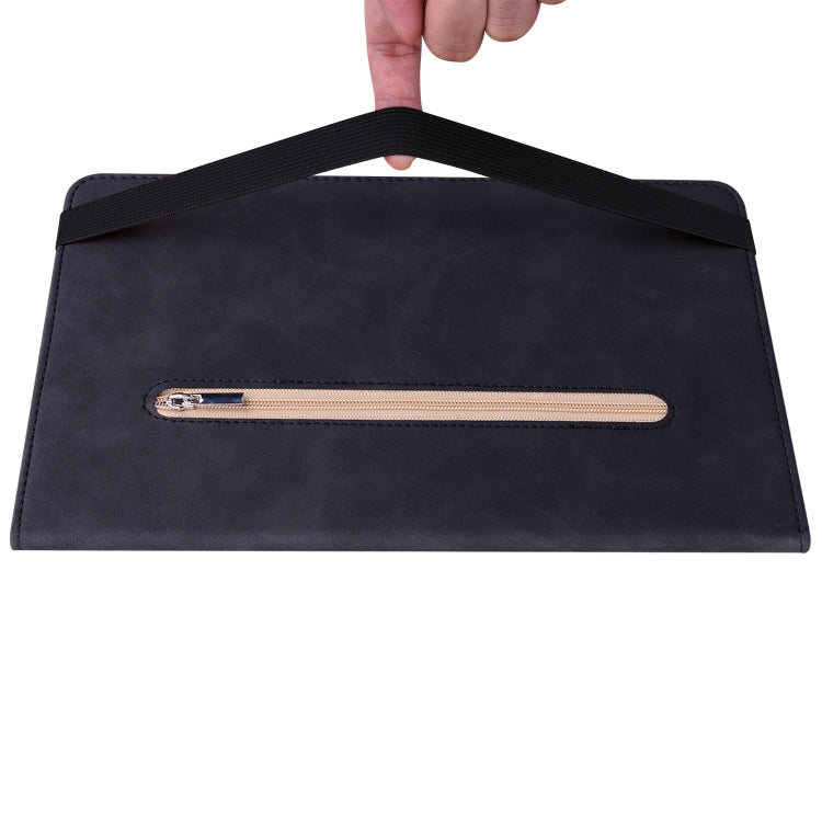 For Lenovo Tab M10 10.1 3rd Gen Skin Feel Solid Color Zipper Leather Tablet Case