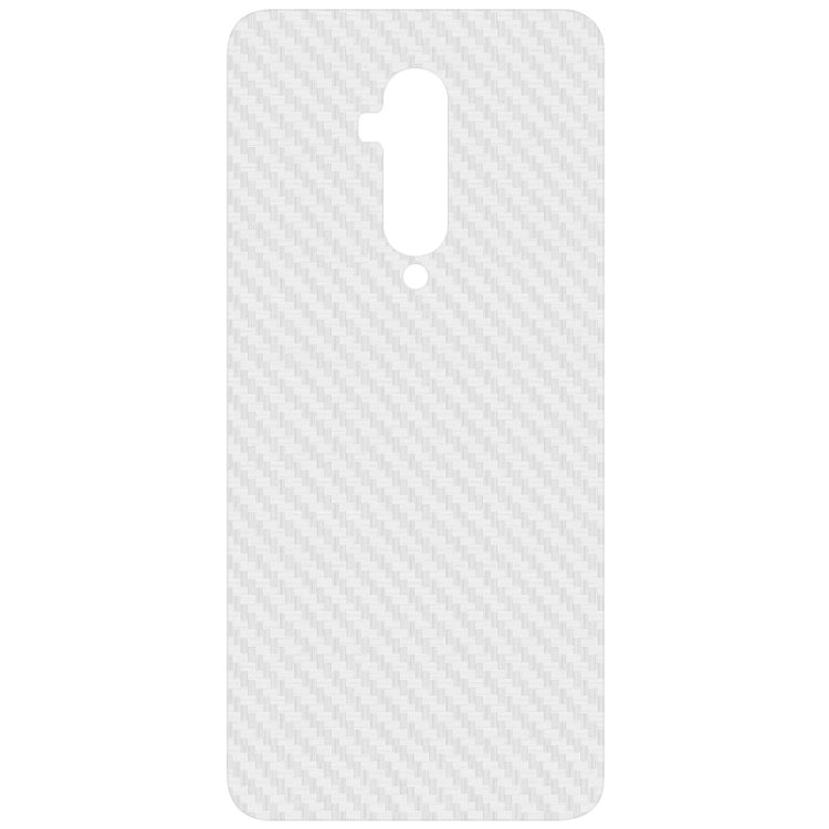 For OnePlus 7T Pro IMAK PVC Carbon Fiber Texture Translucent Feel Back Film(White)