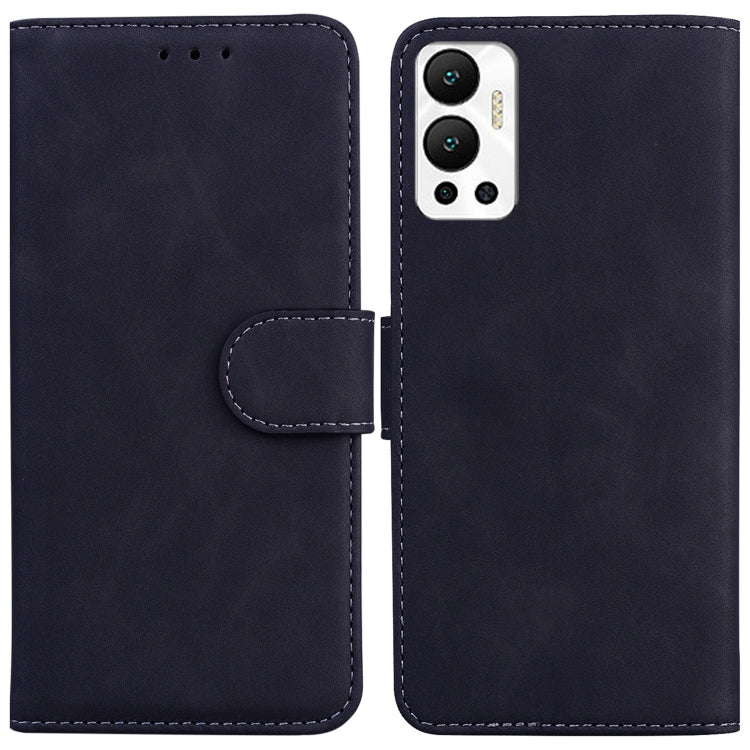 For Infinix Hot 12 Skin Feel Pure Color Flip Leather Phone Case