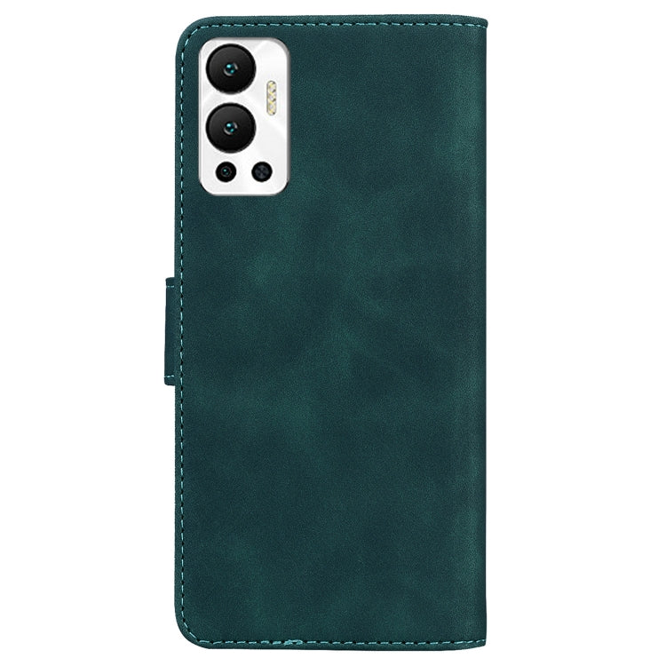 For Infinix Hot 12 Skin Feel Pure Color Flip Leather Phone Case