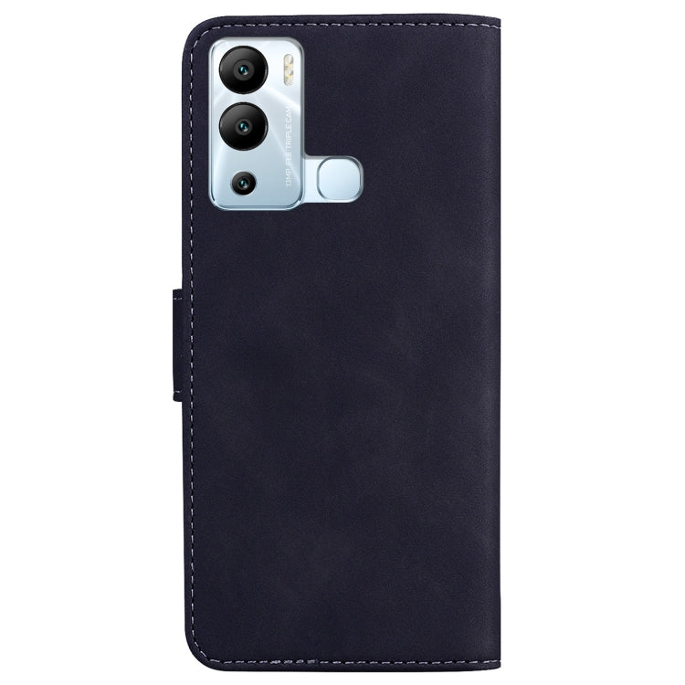 For Infinix Hot 12i Skin Feel Pure Color Flip Leather Phone Case