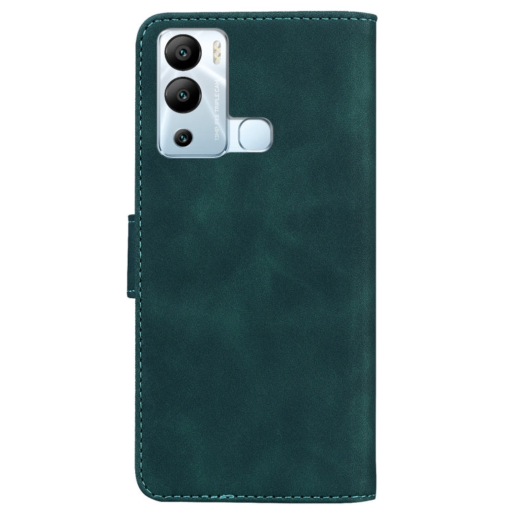 For Infinix Hot 12i Skin Feel Pure Color Flip Leather Phone Case