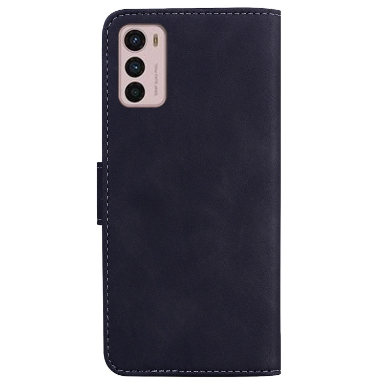 For Motorola Moto G42 Skin Feel Pure Color Flip Leather Phone Case
