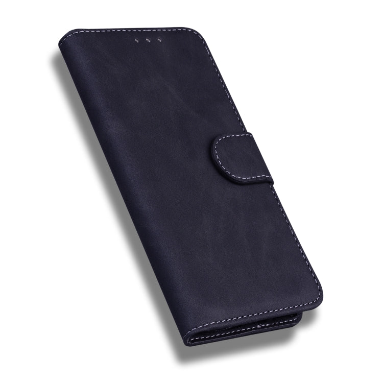 For Nokia C21 Plus Skin Feel Pure Color Flip Leather Phone Case