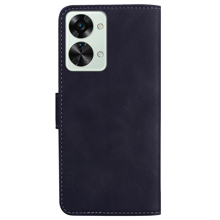 For OnePlus Nord 2T Skin Feel Pure Color Flip Leather Phone Case