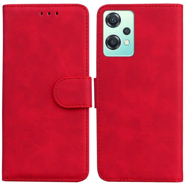 For OnePlus Nord CE 2 Lite 5G Skin Feel Pure Color Flip Leather Phone Case