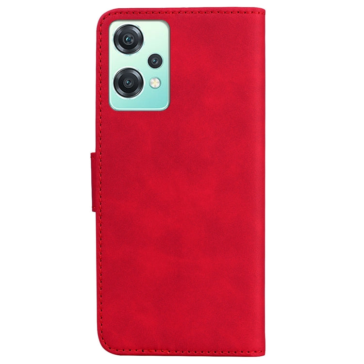For OnePlus Nord CE 2 Lite 5G Skin Feel Pure Color Flip Leather Phone Case