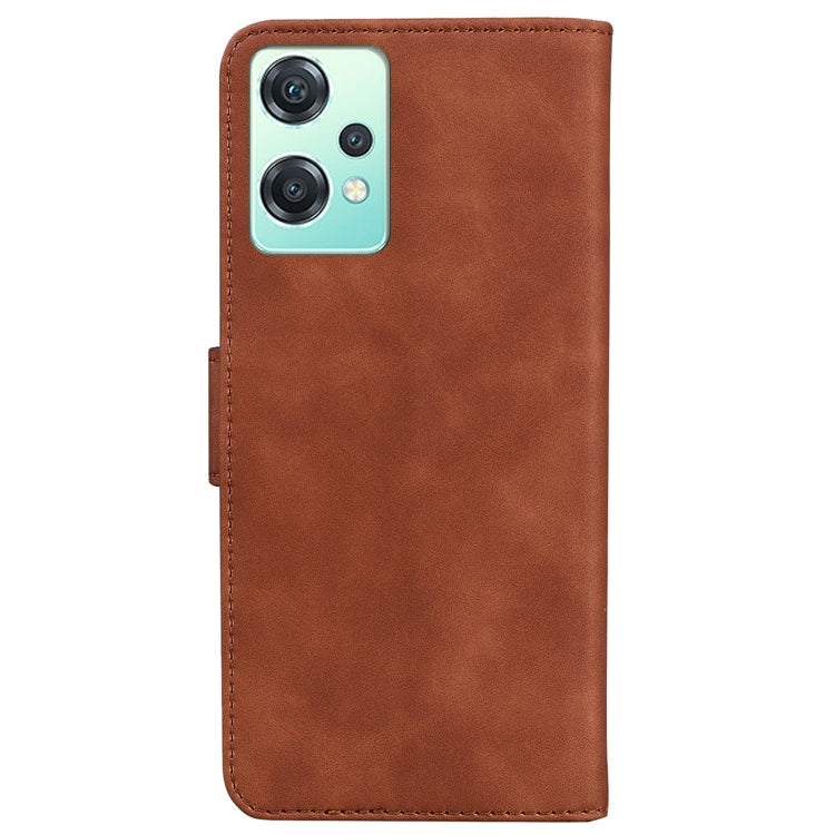 For OnePlus Nord CE 2 Lite 5G Skin Feel Pure Color Flip Leather Phone Case