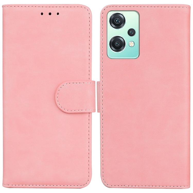 For OnePlus Nord CE 2 Lite 5G Skin Feel Pure Color Flip Leather Phone Case
