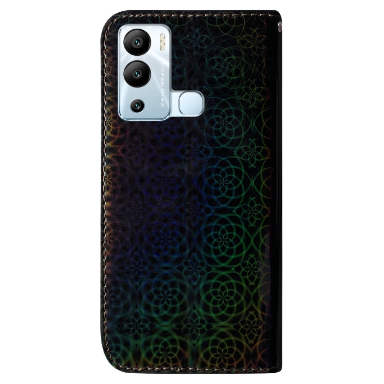 For Infinix Hot 12i Colorful Magnetic Buckle Leather Phone Case