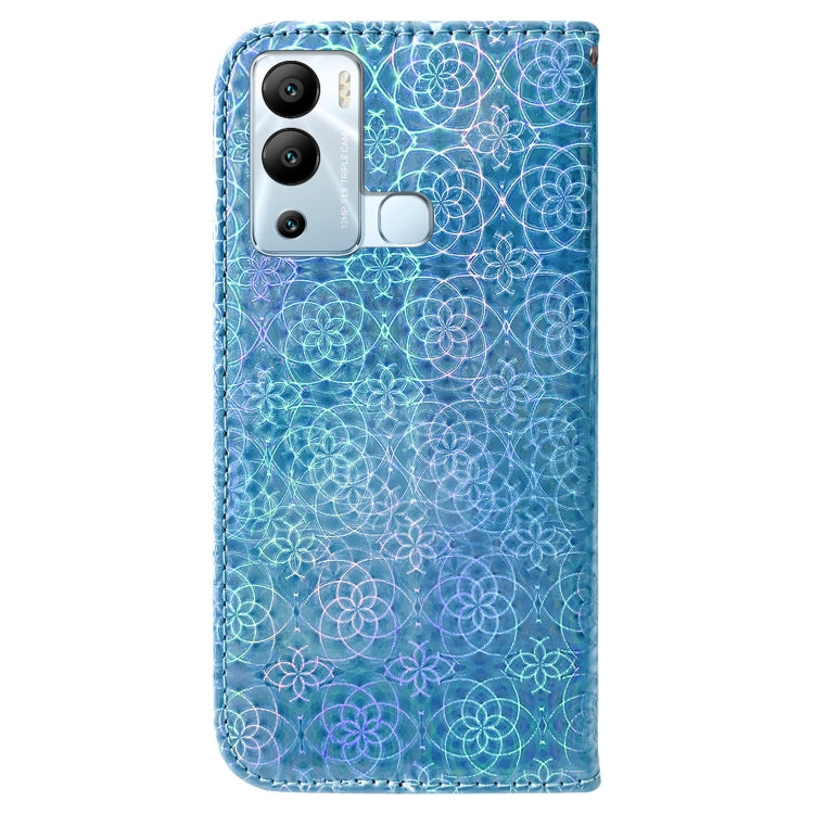 For Infinix Hot 12i Colorful Magnetic Buckle Leather Phone Case