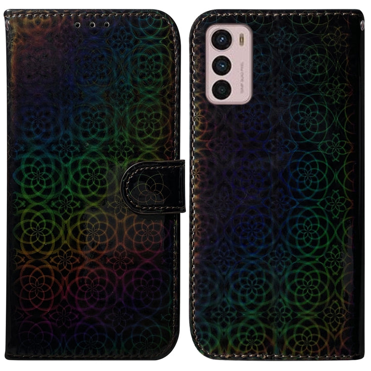For Motorola Moto G42 Colorful Magnetic Buckle Leather Phone Case
