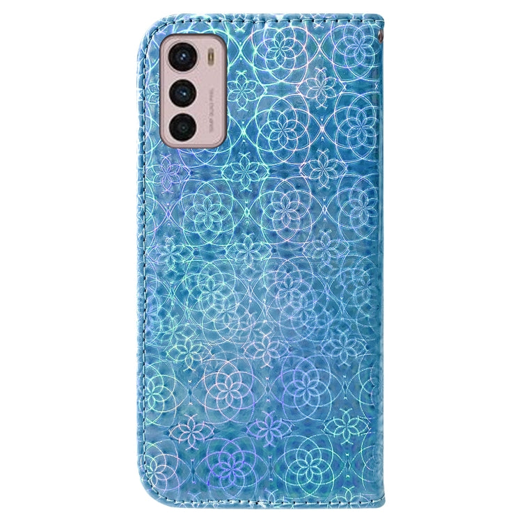 For Motorola Moto G42 Colorful Magnetic Buckle Leather Phone Case