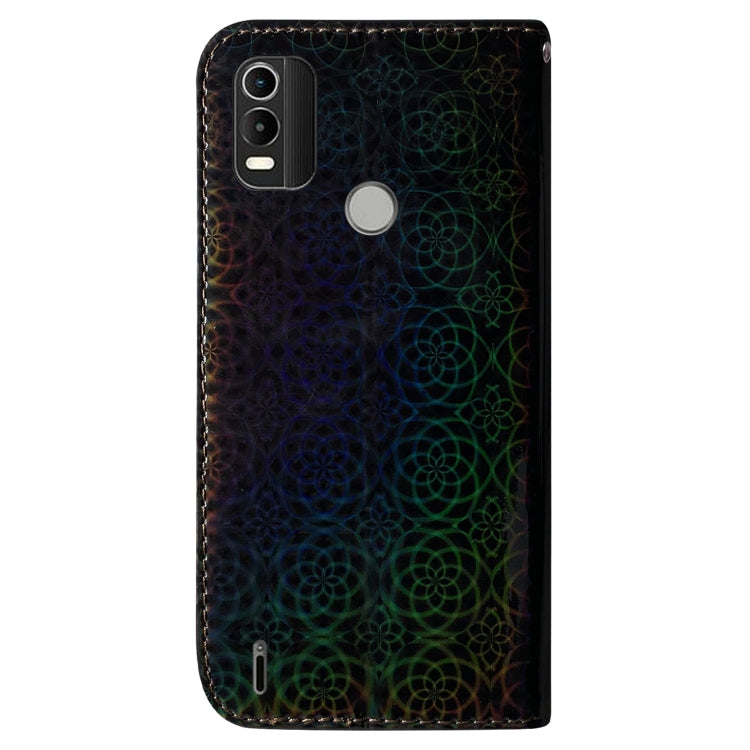 For Nokia C21 Plus Colorful Magnetic Buckle Leather Phone Case
