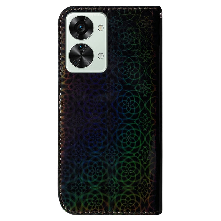For OnePlus Nord 2T Colorful Magnetic Buckle Leather Phone Case
