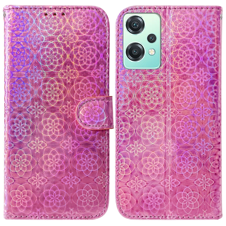 For OnePlus Nord CE 2 Lite 5G Colorful Magnetic Buckle Leather Phone Case